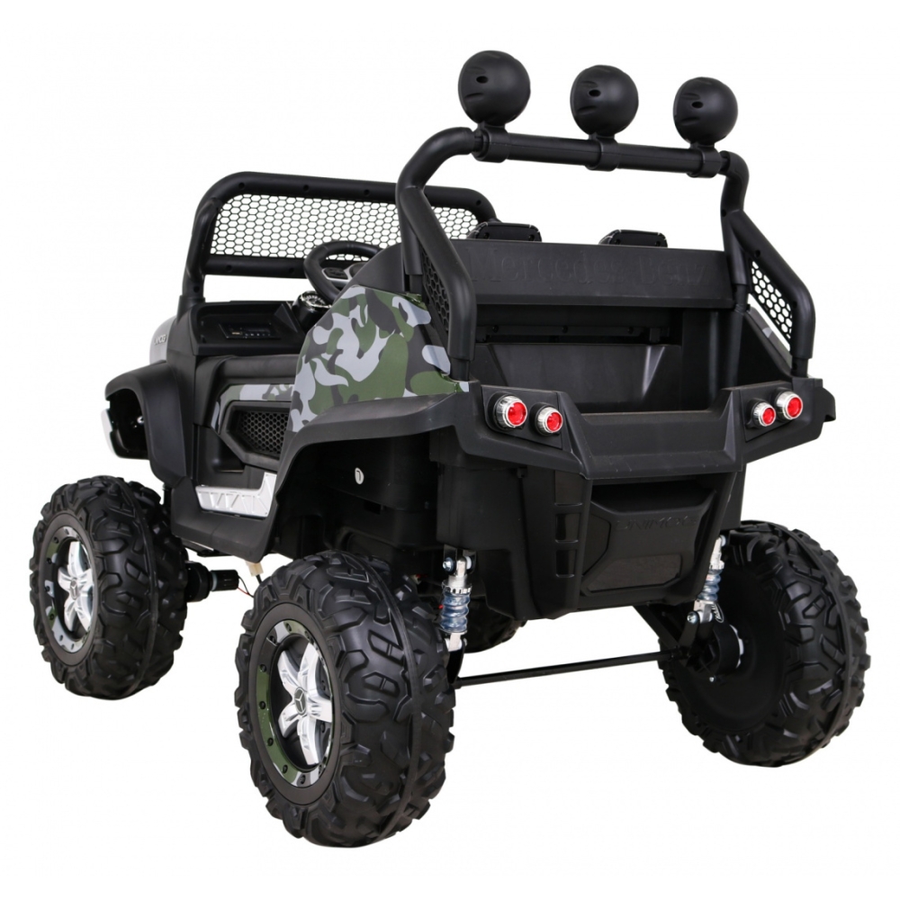 Elektromobilis Mercedes Benz Unimog 4x4, Moro-Elektromobiliai vaikams, Visureigiai-e-vaikas