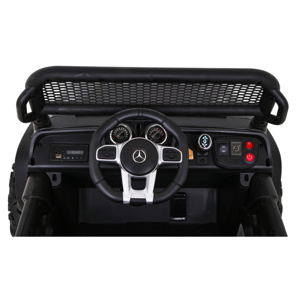 Elektromobilis Mercedes Benz Unimog 4x4, Moro-Elektromobiliai vaikams, Visureigiai-e-vaikas