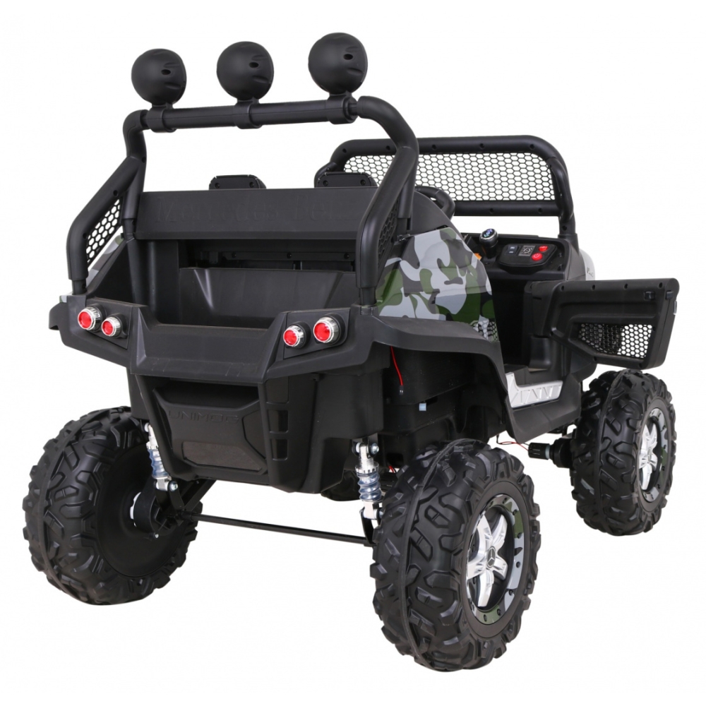 Elektromobilis Mercedes Benz Unimog 4x4, Moro-Elektromobiliai vaikams, Visureigiai-e-vaikas