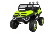 Elektromobilis Mercedes Benz Unimog 4x4, Green-Elektromobiliai vaikams, Visureigiai-e-vaikas