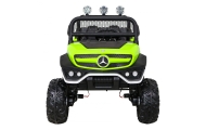 Mercedes Benz Unimog dla dzieci Zielony + Napęd 4x4 + Pilot + Bagażnik + Wolny Start + MP3 LED