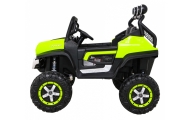 Mercedes Benz Unimog dla dzieci Zielony + Napęd 4x4 + Pilot + Bagażnik + Wolny Start + MP3 LED