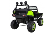 Elektromobilis Mercedes Benz Unimog 4x4, Green-Elektromobiliai vaikams, Visureigiai-e-vaikas