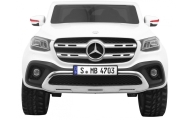 Elektromobilis Mercedes Benz X-Class MP4, White-Elektromobiliai vaikams, Visureigiai-e-vaikas