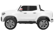 Elektromobilis Mercedes Benz X-Class MP4, White-Elektromobiliai vaikams, Visureigiai-e-vaikas