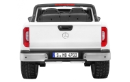 Mercedes Benz X-Class dla dzieci Biały + Pilot + Napęd 4x4 + MP4 + Bagażnik + LED + EVA
