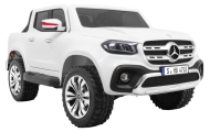 Elektromobilis Mercedes Benz X-Class MP4, White-Elektromobiliai vaikams, Visureigiai-e-vaikas
