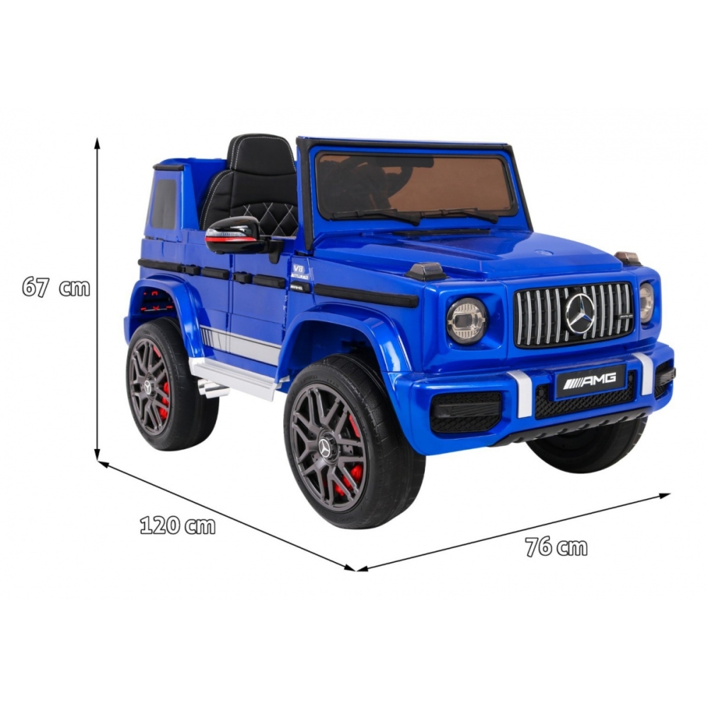 Elektromobilis Mercedes AMG G63, Blue-Elektromobiliai vaikams, Visureigiai-e-vaikas