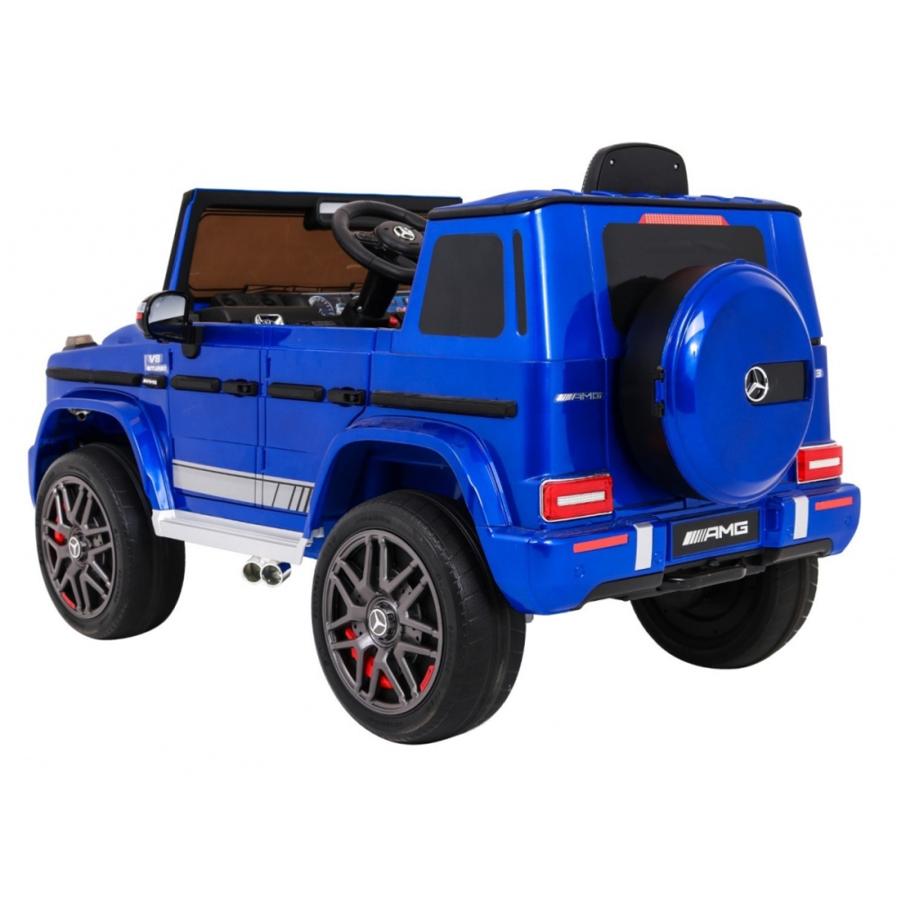 Elektromobilis Mercedes AMG G63, Blue-Elektromobiliai vaikams, Visureigiai-e-vaikas