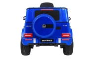 Mercedes AMG G63 dla dzieci Lakier Niebieski + Pilot + MP3 LED + Wolny Start + EVA + Pasy