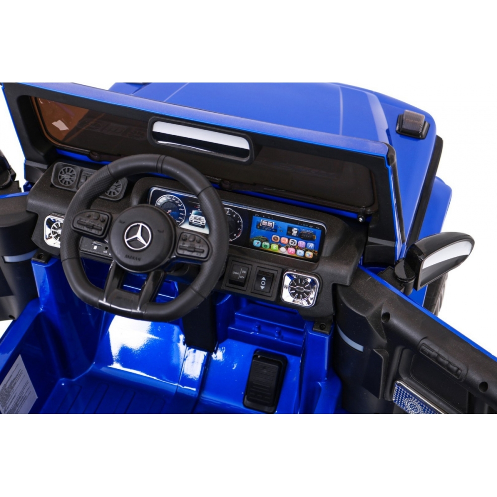 Elektromobilis Mercedes AMG G63, Blue-Elektromobiliai vaikams, Visureigiai-e-vaikas