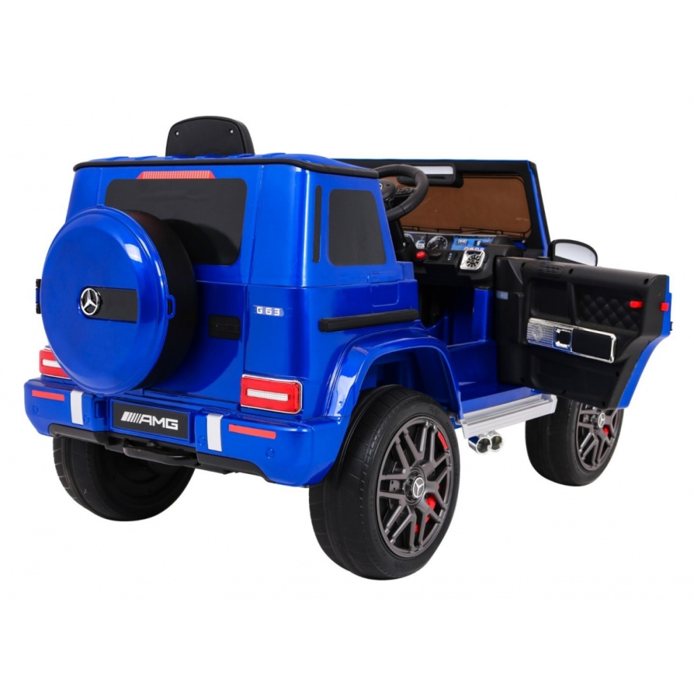 Elektromobilis Mercedes AMG G63, Blue-Elektromobiliai vaikams, Visureigiai-e-vaikas