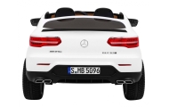 Vaikams skirtas automobilis „Mercedes GLC 63S“ – baltas visureigis + 4x4 pavara-Elektromobiliai vaikams, Visureigiai-e-vaikas