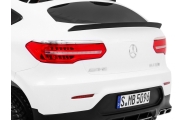 Vaikams skirtas automobilis „Mercedes GLC 63S“ – baltas visureigis + 4x4 pavara-Elektromobiliai vaikams, Visureigiai-e-vaikas
