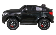 Auto Mercedes GLC 63S dla dzieci Czarny + Napęd 4x4 + MP4 + LED + Ekoskóra + Wolny Start + EVA