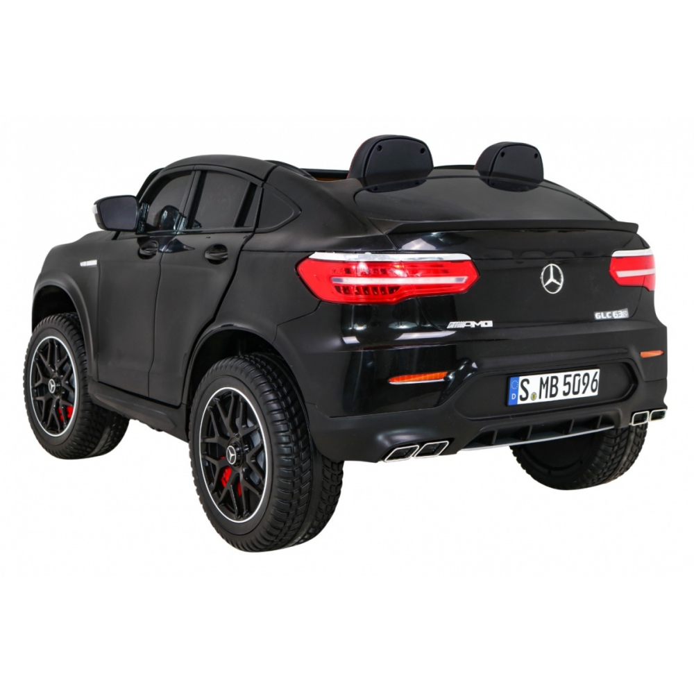 Elektromobilis Mercedes GLC 63S, 4x4, Black-Elektromobiliai vaikams, Visureigiai-e-vaikas