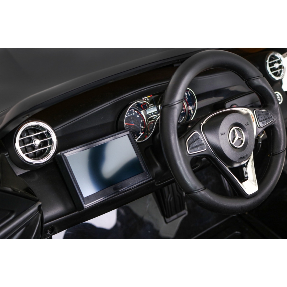 Elektromobilis Mercedes GLC 63S, 4x4, Black-Elektromobiliai vaikams, Visureigiai-e-vaikas
