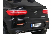 Auto Mercedes GLC 63S dla dzieci Czarny + Napęd 4x4 + MP4 + LED + Ekoskóra + Wolny Start + EVA