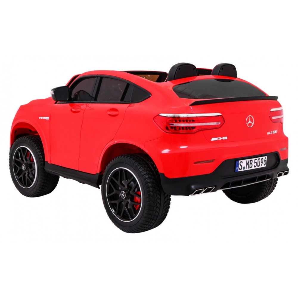 Elektromobilis Mercedes GLC 63S, 4x4, Red-Elektromobiliai vaikams, Visureigiai-e-vaikas