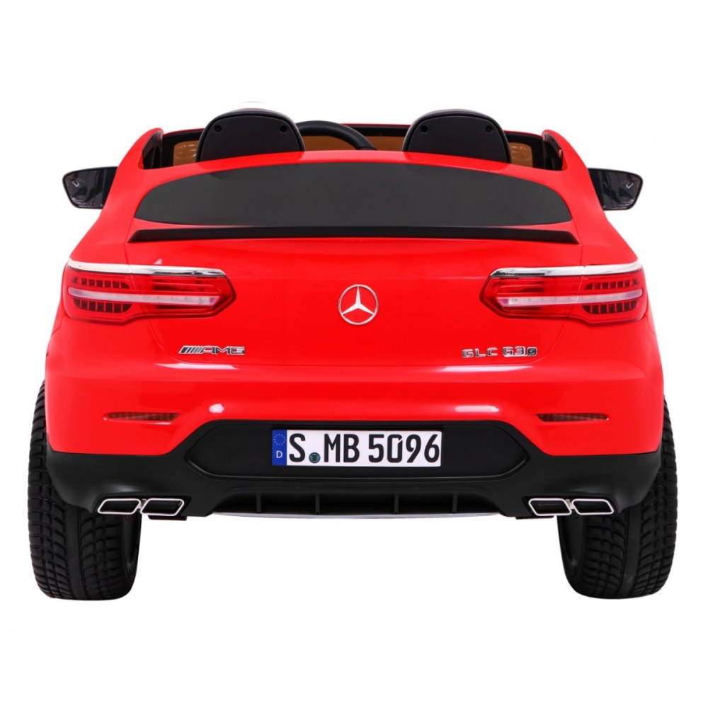Elektromobilis Mercedes GLC 63S, 4x4, Red-Elektromobiliai vaikams, Visureigiai-e-vaikas