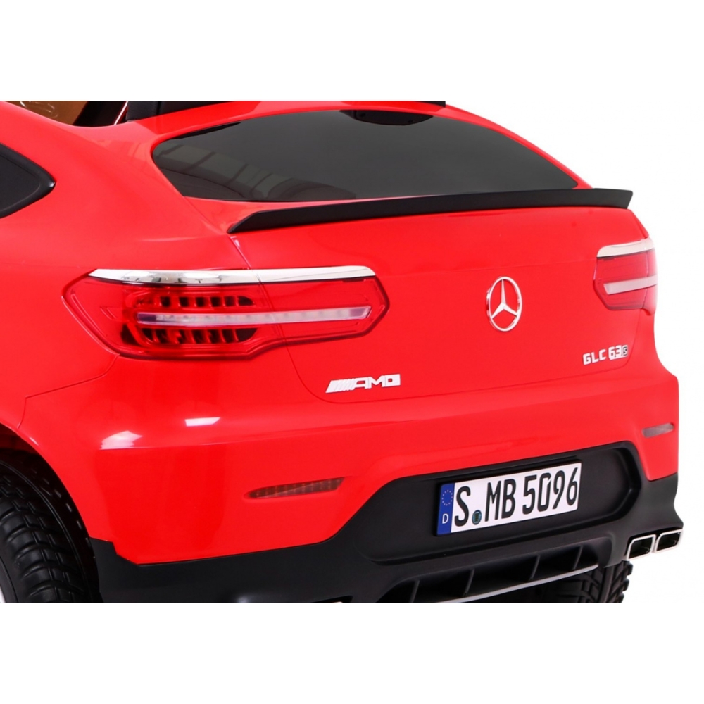 Elektromobilis Mercedes GLC 63S, 4x4, Red-Elektromobiliai vaikams, Visureigiai-e-vaikas