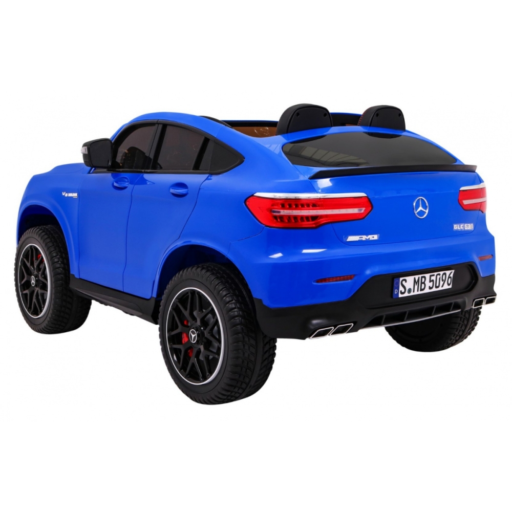 Elektromobilis Mercedes GLC 63S, 4x4, Blue-Elektromobiliai vaikams, Visureigiai-e-vaikas