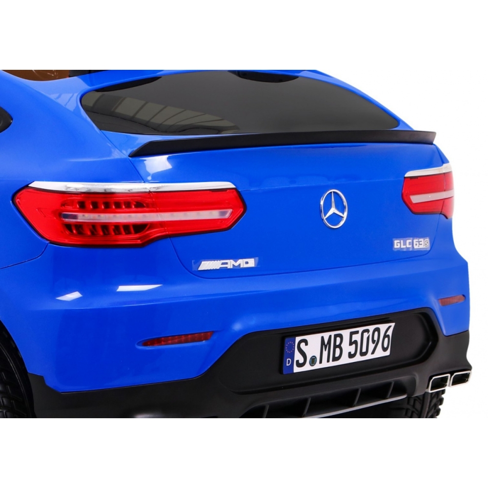 Elektromobilis Mercedes GLC 63S, 4x4, Blue-Elektromobiliai vaikams, Visureigiai-e-vaikas