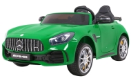 Elektromobilis Mercedes-Benz GT R, 4x4, lakuotas žalias-Elektromobiliai vaikams, Mašinos-e-vaikas