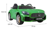 Elektromobilis Mercedes-Benz GT R, 4x4, lakuotas žalias-Elektromobiliai vaikams, Mašinos-e-vaikas