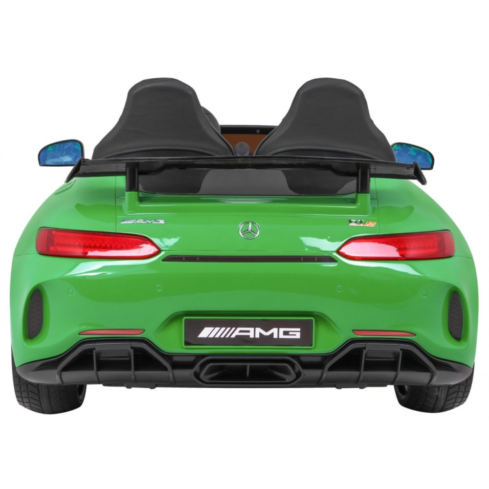 Elektromobilis Mercedes-Benz GT R, 4x4, lakuotas žalias-Elektromobiliai vaikams, Mašinos-e-vaikas