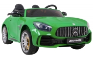 Elektromobilis Mercedes-Benz GT R, 4x4, lakuotas žalias-Elektromobiliai vaikams, Mašinos-e-vaikas