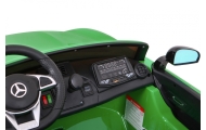 Mercedes-Benz GT R dla dzieci Lakier Zielony + Napęd 4x4 + Nawiew powietrza + Pilot + EVA + MP3 LED