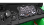 Mercedes-Benz GT R dla dzieci Lakier Zielony + Napęd 4x4 + Nawiew powietrza + Pilot + EVA + MP3 LED