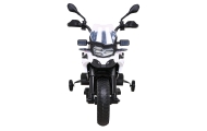 Motor BMW F850 GS na akumulator dla dzieci Biały + Kółka pomocnicze + Audio LED + Wolny Start + EVA