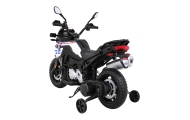 Motor BMW F850 GS na akumulator dla dzieci Biały + Kółka pomocnicze + Audio LED + Wolny Start + EVA