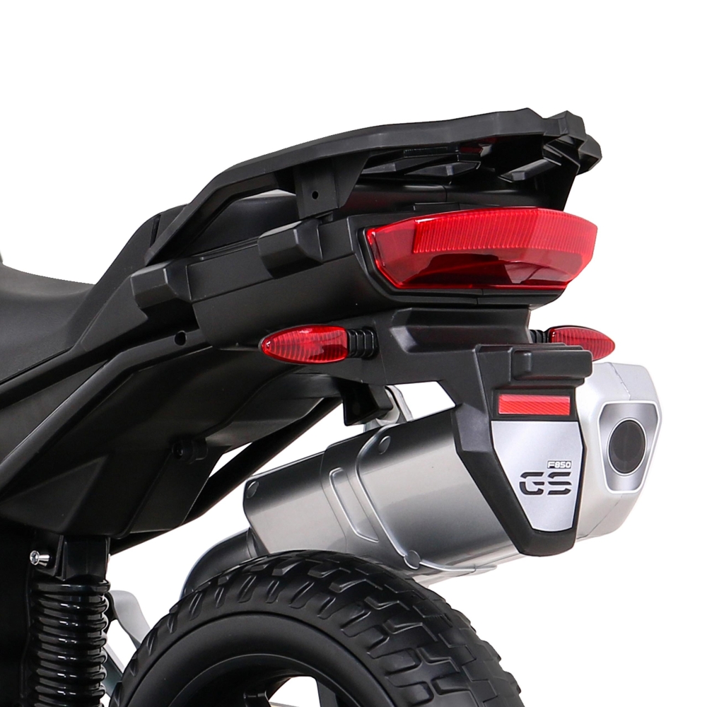 Elektrinis motociklas BMW F850 GS, White-Elektromobiliai vaikams, Motociklai-e-vaikas