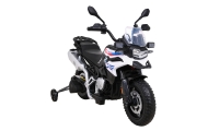 Elektrinis motociklas BMW F850 GS, White-Elektromobiliai vaikams, Motociklai-e-vaikas