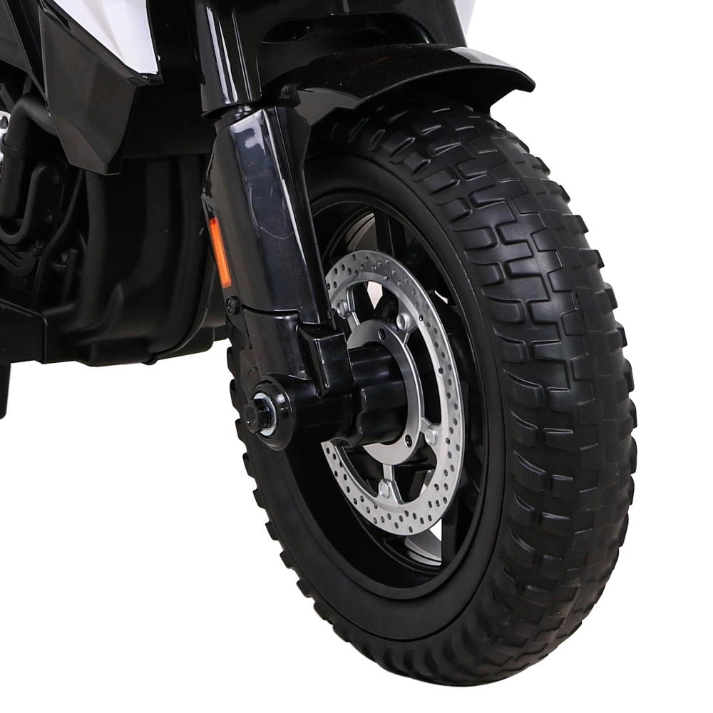 Elektrinis motociklas BMW F850 GS, White-Elektromobiliai vaikams, Motociklai-e-vaikas