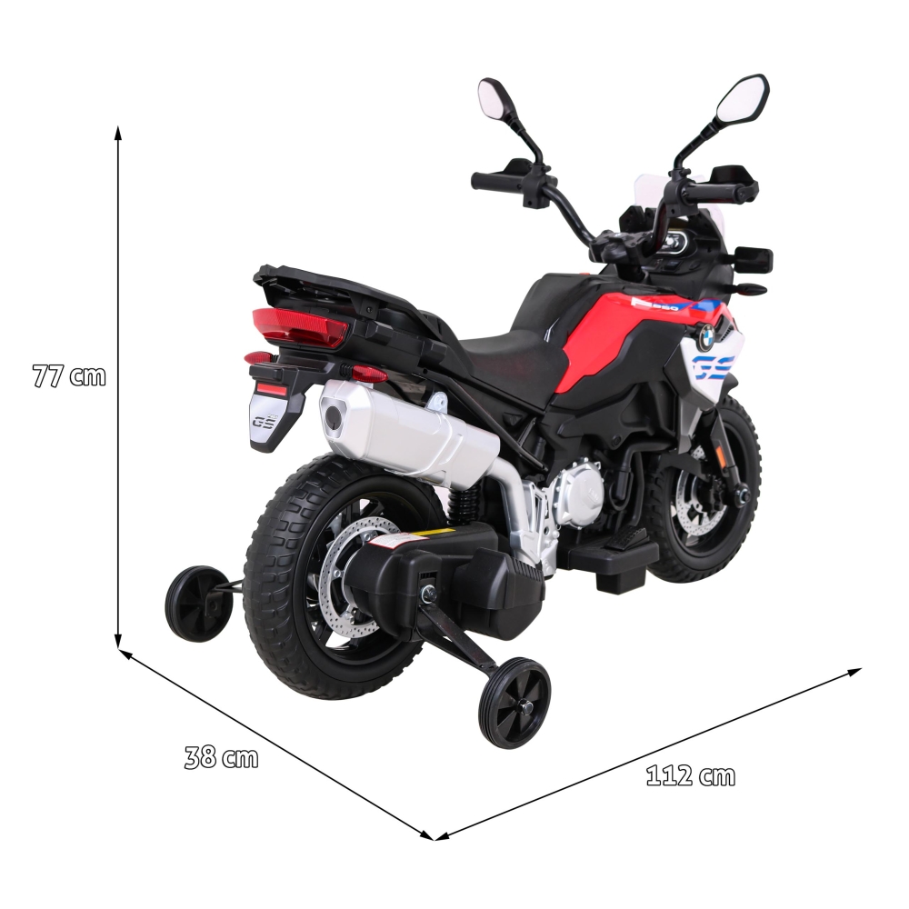 Elektrinis motociklas BMW F850 GS, Red-Elektromobiliai vaikams, Motociklai-e-vaikas