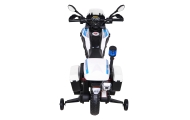 Motor Policyjny BMW F850 GS na akumulator dla dzieci + Kółka pomocnicze + Syrena + Światła + 2 Kufry + Wolny Start