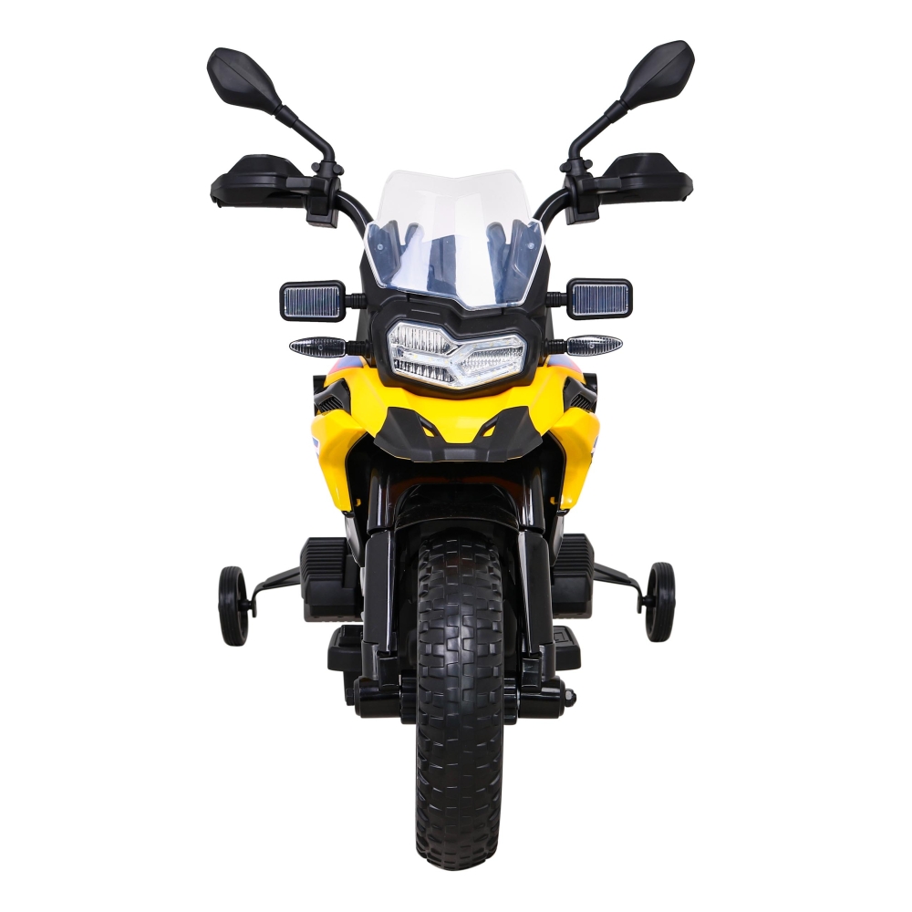 Elektrinis motociklas BMW F850 GS, Yellow-Elektromobiliai vaikams, Motociklai-e-vaikas