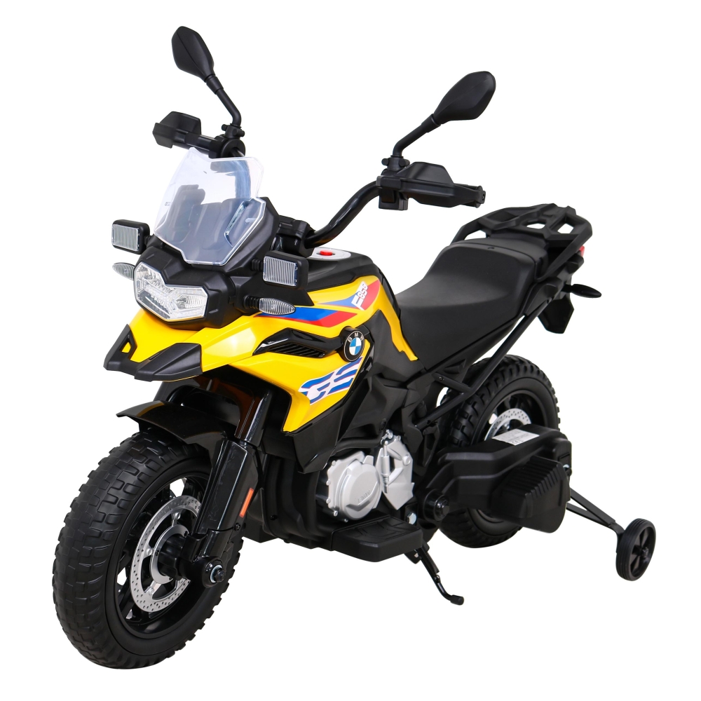 Elektrinis motociklas BMW F850 GS, Yellow-Elektromobiliai vaikams, Motociklai-e-vaikas