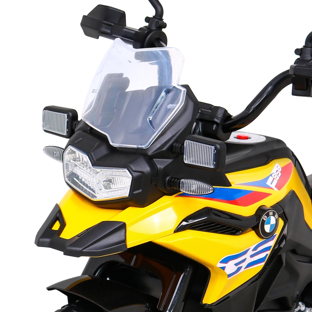 Elektrinis motociklas BMW F850 GS, Yellow-Elektromobiliai vaikams, Motociklai-e-vaikas