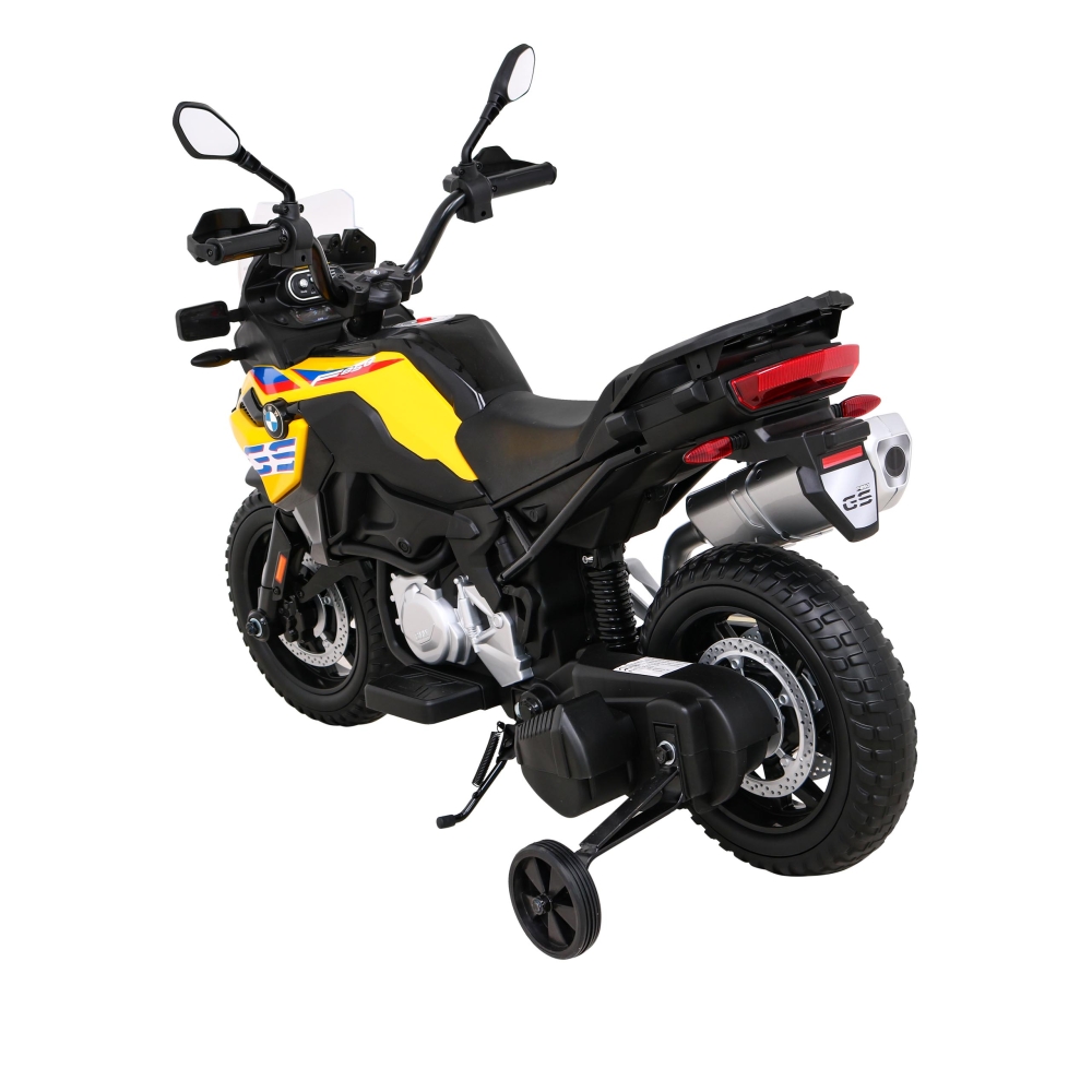 Elektrinis motociklas BMW F850 GS, Yellow-Elektromobiliai vaikams, Motociklai-e-vaikas