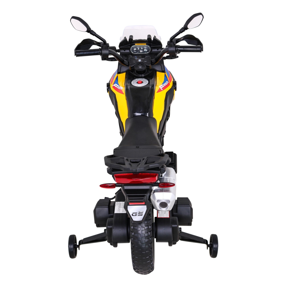 Elektrinis motociklas BMW F850 GS, Yellow-Elektromobiliai vaikams, Motociklai-e-vaikas