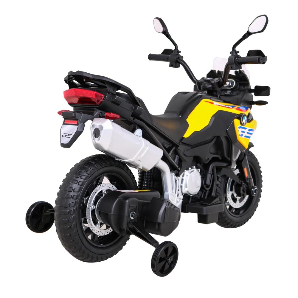 Elektrinis motociklas BMW F850 GS, Yellow-Elektromobiliai vaikams, Motociklai-e-vaikas