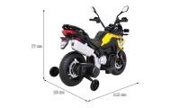 Elektrinis motociklas BMW F850 GS, Yellow-Elektromobiliai vaikams, Motociklai-e-vaikas