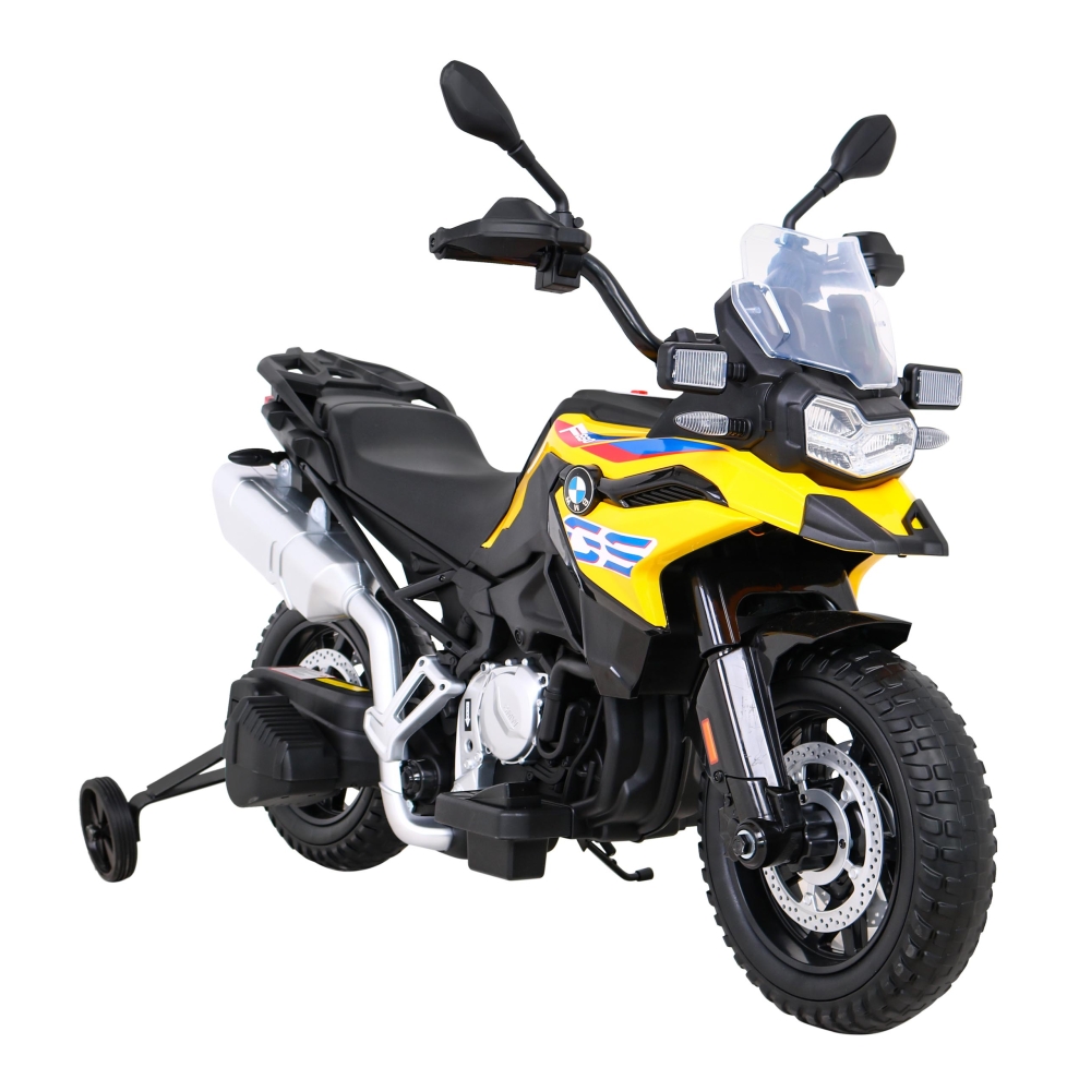 Elektrinis motociklas BMW F850 GS, Yellow-Elektromobiliai vaikams, Motociklai-e-vaikas