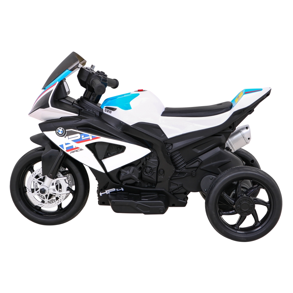 Elektrinis motociklas BMW HP4, White-Elektromobiliai vaikams, Motociklai-e-vaikas