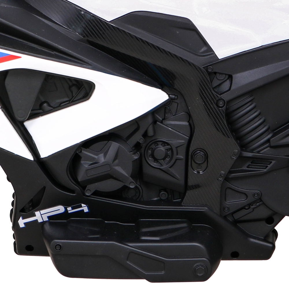 Elektrinis motociklas BMW HP4, White-Elektromobiliai vaikams, Motociklai-e-vaikas